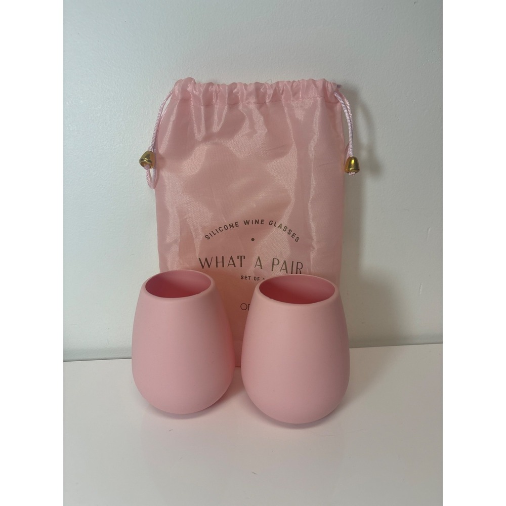ODEME What A Pair Silicone Wine Glasses Set of‎ 2 New in Package